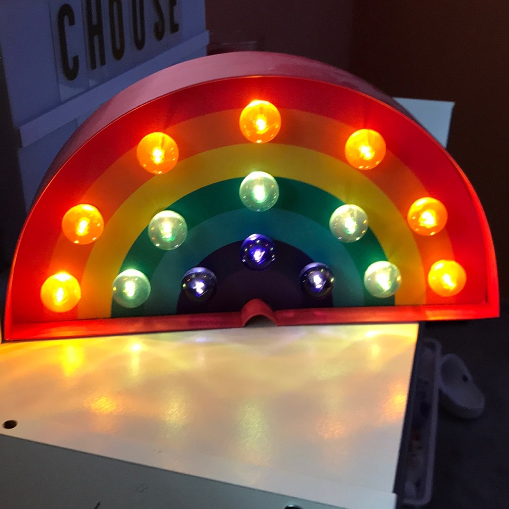 rainbow light up box